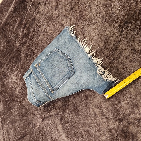 Light wash Madewell "the perfect jean" eco collection jean shorts size 29, NWT! - Picture 13 of 14